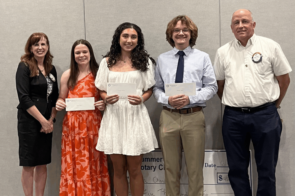 Students receiving scholarship support